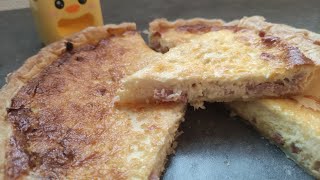 voici LA meilleure FAÇON DE préparer la célèbre quiche lorraine  Économiques [upl. by Lawlor]