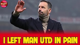 SHOCKING NEWS  VAN NISTELROOY REVEALS HARSH TRUTH AT MAN UTD “IT HURT ME TO LEAVE” [upl. by Durst]