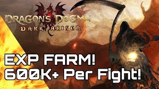 Dragons Dogma EXP Farm 600k Per Fight [upl. by Bernelle107]