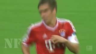 Philipp Lahm vs Borussia Mönchengladbach Home  Bundesliga  09082013 [upl. by Breskin700]