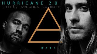 HURRICANE 20  Thirty Seconds to Mars feat Kanye West cover 4K [upl. by Esihcoc]