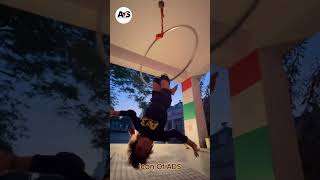 Aerial girl shortsfeed dance aerial aerialists aerialvideo aerialview shortsviral aerial [upl. by Ahsiyk707]