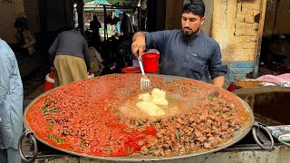 BARFI KALEJI RECIPE  Peshawari Tawa Fry Kaleji Making  Bloody Red Masaledar Beef Liver Cooking [upl. by Tizes]