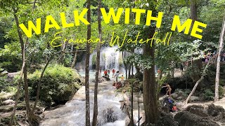 Thailand National Park  Erawan waterfall  7 level of heaven on earth [upl. by Judas]