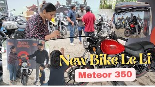 New Bike Le Li Royal Enfield Meteor 350  Subscribe [upl. by Harrat814]