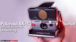 Unbox the Polaroid SX70 Sonar refurbished by Retrospekt [upl. by Nylyram]