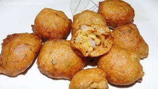 Evening Snacks Recipe in Tamil  Wheat Bonda Recipe  Wheat Flour Bonda Recipe  Gothumai Bonda [upl. by Manella]