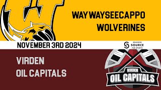 HIGHLIGHTS  Waywayseecappo Wolverines  Virden Oil Capitals Nov 324 [upl. by Gnem]