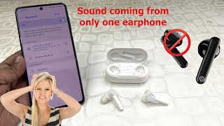 How To Fix One Bluetooth Earphone Not Working Easy Steps [upl. by Okimat]