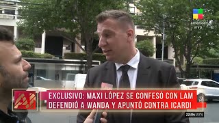 😱 Maxi López defendió a Wanda Nara y apuntó contra Mauro Icardi [upl. by Narda]