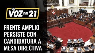 Frente Amplio persiste con candidatura a mesa directiva [upl. by Kcinomod421]