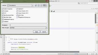 Example of using Swing JFileChooser [upl. by Iphigeniah]