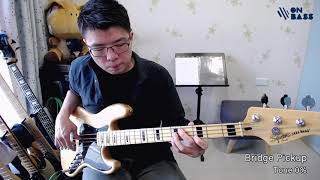 Bartolini Original Dual Coil Jazz Pickups 9J1 Fender Squier Jazz Bass Upgrade [upl. by Anneg]