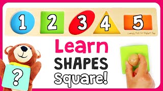 Best Learning Videos for Toddlers Learn Shapes  Learn to Talk for 2 year olds 3 year olds baby [upl. by Whatley758]