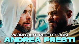 ALLENAMENTO PETTO CON ANDREA PRESTI E MAURO SASSI [upl. by Cecilla]