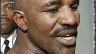 Evander Holyfield Interview after the fight Vs Mike Tyson [upl. by Bussey]