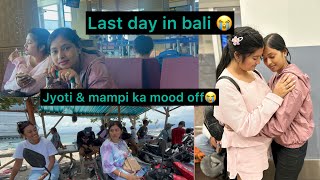 Mampi amp jyoti ka mood off ho gya airport pe😭 last day in Bali  Sab apne apne ghar vlog [upl. by Anastasio405]