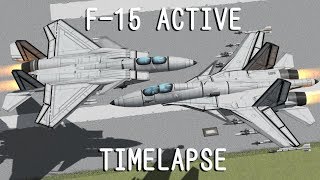 KSP F15 STOLMTD ACTIVE Timelapse Build [upl. by Cesya]