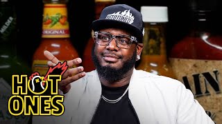 TPain Regrets His Life Choices While Eating Spicy Wings  Hot Ones [upl. by Asenev]