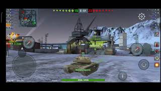 M 103 american tier9 heavy tank wot blitz qiyin vaziyatda ham gʻalabali oʻynadi [upl. by Anawd]