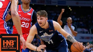 Dallas Mavericks vs Philadelphia Sixers Full Game Highlights  10082018 NBA Preseason [upl. by Earissed]