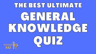 Can You Answer These General Knowledge Questions  Ultimate Trivia Quiz Game [upl. by Frulla383]