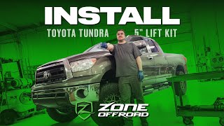 Toyota Tundra 5quot Lift Kit  HOW TO INSTALL [upl. by Werdma]