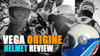 Origine Vega Helmet  HELMET REVIEW  3F MOTO VLOG [upl. by Oiratno]