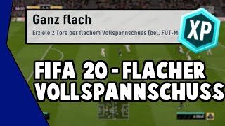 quotWuchtiger Flachschussquot Aufgabe in Fifa 20✔⚽ [upl. by Leiva131]