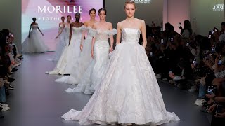 Morilee Madeline Gardner Bridal Spring 2025  Barcelona Bridal Fashion Week  4K [upl. by Aicrag]