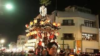 秩父夜祭 中近笠鉾 ギリ廻し ２０１６．１２．３ Chichibu yomatsuri [upl. by Ida384]