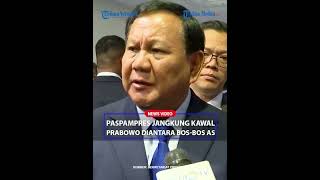 PRABOWO TEMUI BOS FREEPORT di AS Dikawal Ketat Paspampres Hingga Mayor Teddy Memelototi Awak Media [upl. by Sherwood]