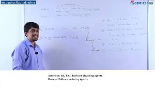 Bleaching reducing agents KCET 11th Chemistry Redox Reactions [upl. by Eetsirhc]