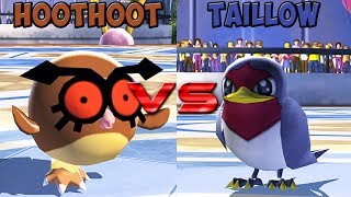 Pokemon battle revolution  Hoothoot vs Taillow [upl. by Rehotsirhc679]