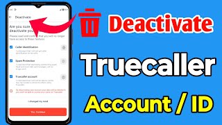 how to deactivate turecaller account  Truecaller id deactivate kaise kare  truecaller delete [upl. by Notyard]