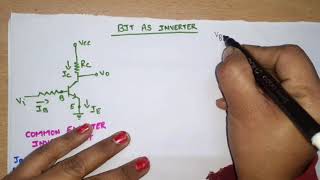 U5 L3  BJT as inverter  working of BJT as inverter  How BJT can be used as inverter [upl. by Neill]