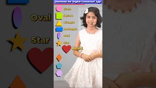 10 Types of Shapes in English 🔶  Kids English Practice  Adi Keshari Connection shorts [upl. by Assiluj]