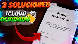 3 FORMAS de ELIMINAR iCLOUD FACIL  SOLUCIONES para OLVIDO de ICLOUD [upl. by Nerraf821]