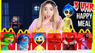 ÖFFNE niemals ALLES steht KOPF 2 Mcdonalds Happy Meal NACHTS ohne FREUNDIN  inside out 2 challenge [upl. by Jochebed469]