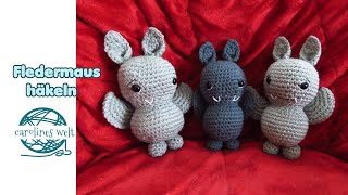 Fledermaus Häkelanleitung  Amigurumi für Anfänger [upl. by Tory]