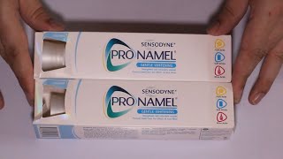 Sensodyne Proname Toothpaste Gentle Whitening Toothpaste  Teeth Whitening [upl. by Irim]