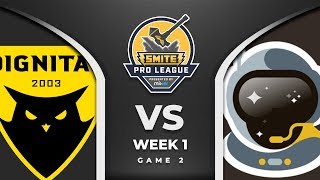 Smite Pro League Spacestation Gaming vs Team Dignitas Game 2 [upl. by Armmat]