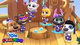 Pyjama Party with My Talking Tom Friends 🥳 NEW Gameplay [upl. by Macy121]