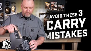 3 Biggest Mistakes When Carrying a Handgun [upl. by Timothea]