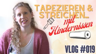 Renovierungs Update  Tapezieren Streichen amp neue Fliesen mit 4 Kindern  Großfamilie 019 [upl. by Ainaj]