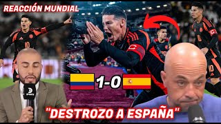 ASÍ REACCIONO LA PRENSA MUNDIAL a la MAGÍA DE JAMES vs ESPAÑA LES CALLO LA BOCA a TODOS😱 [upl. by Eversole]