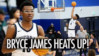 Bryce James Sparks Excitement in Sierra Canyon vs Valencia [upl. by Neirda]