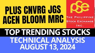 STOCK MARKET PLUS  CNVRG  JGS  ACEN  BLOOM  MRC  PSE TECHNICAL ANALYSIS [upl. by Nador]