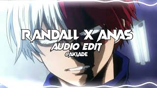 RANDALL x Anas Choix de vie Music audio edit Choix de vie audio edit aklade [upl. by Eniamirt]