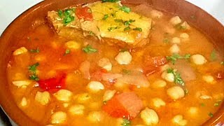 Potaje de Garbanzos con Bacalao A mi manera [upl. by Noryv79]